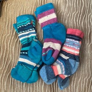 Kids Smartwool Light Cushion Hike Socks - 3 pair